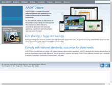 Tablet Screenshot of aashtoware.org